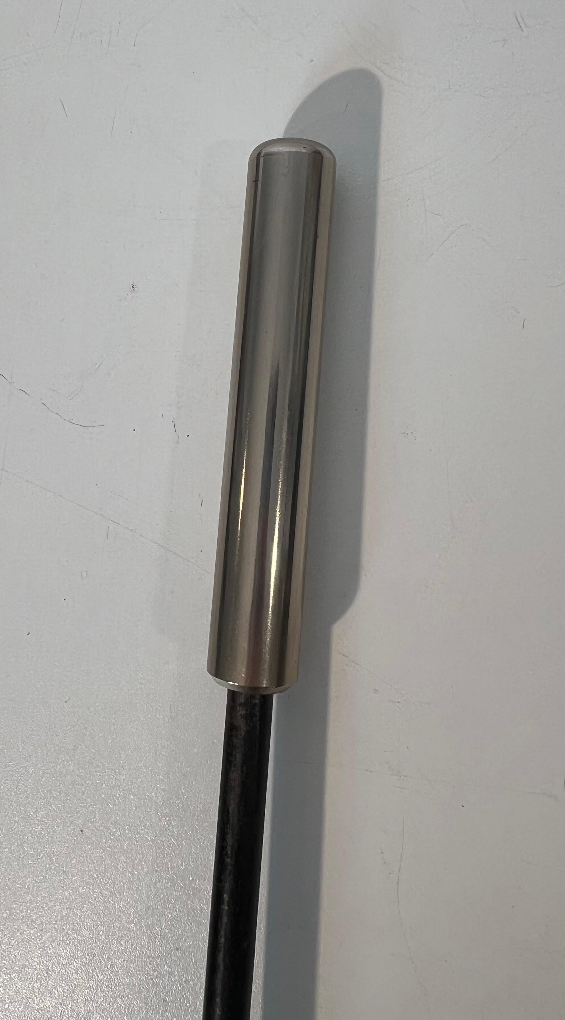 Outils de cheminée laqués noirs et chromés sur Stand en vente 1