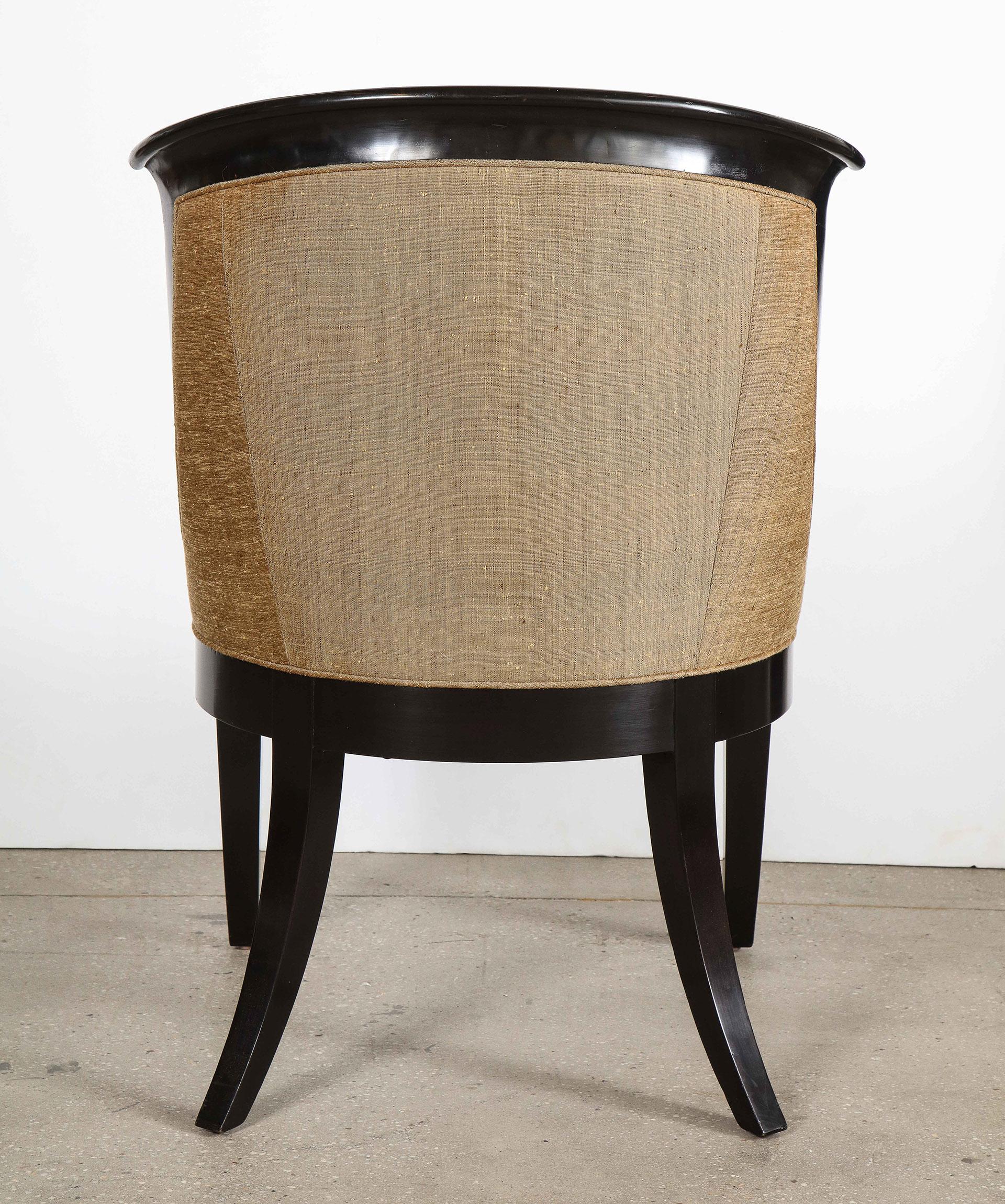 Legno Sedia laccata nera in vendita