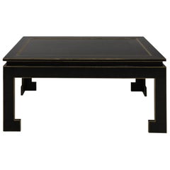 Black Lacquered Chinese Coffee Table