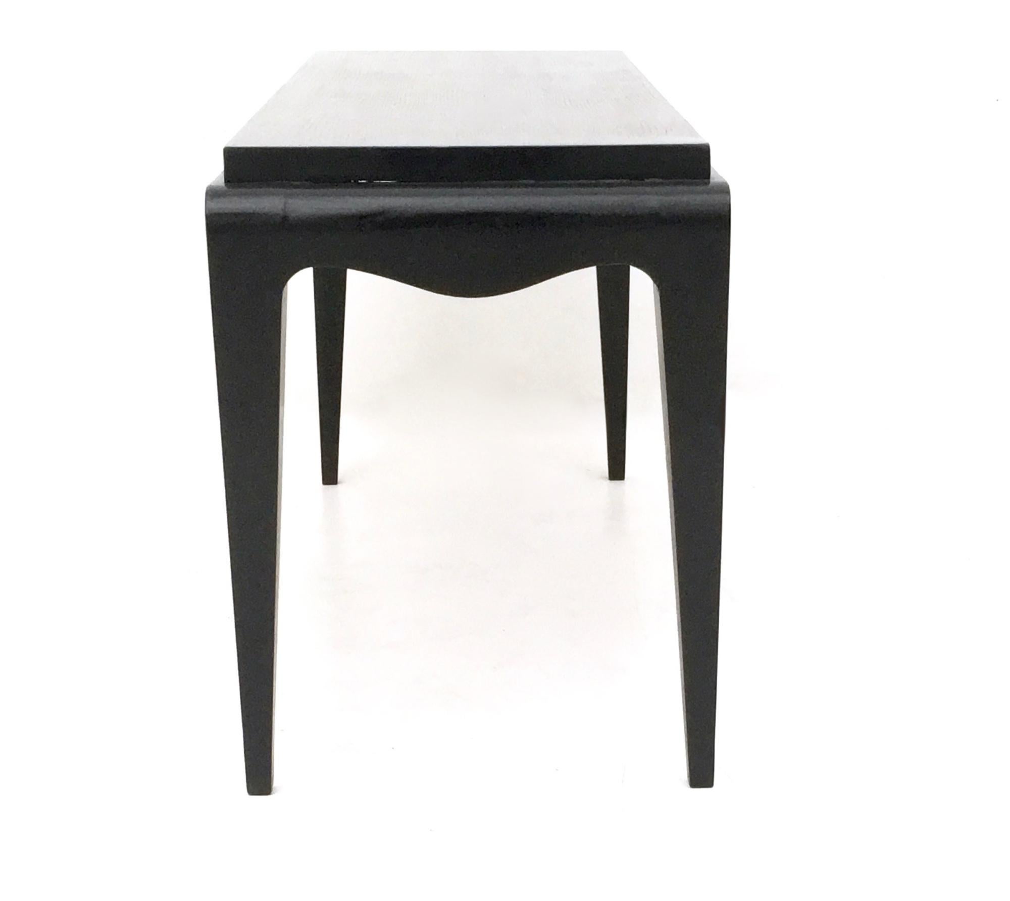 Banco de roble Durmast lacado en negro, Italia Italiano en venta