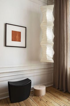 Black Lacquered Gallery Stool by Hans Sandgren Jakobsen, 1998 for Fredericia