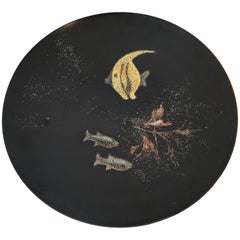 Piastra laccata nera in madreperla di Curoc