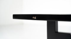 Tavolo in resina laccato nero di Ado Chale, Belgio