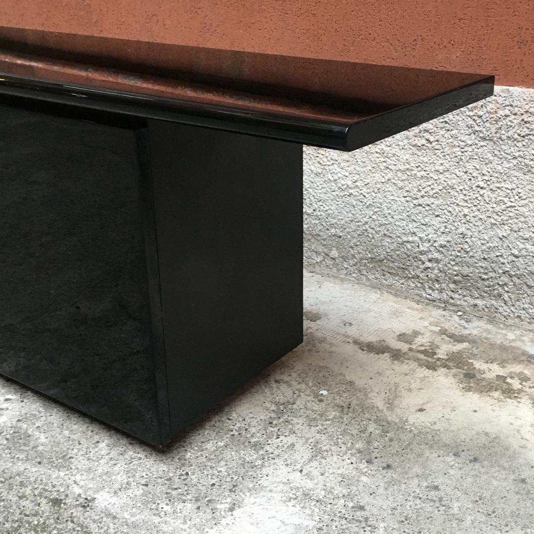 Black Lacquered Sheraton Sideboard by G.Stoppino and L.Acerbis by Acerbis, 1977 3