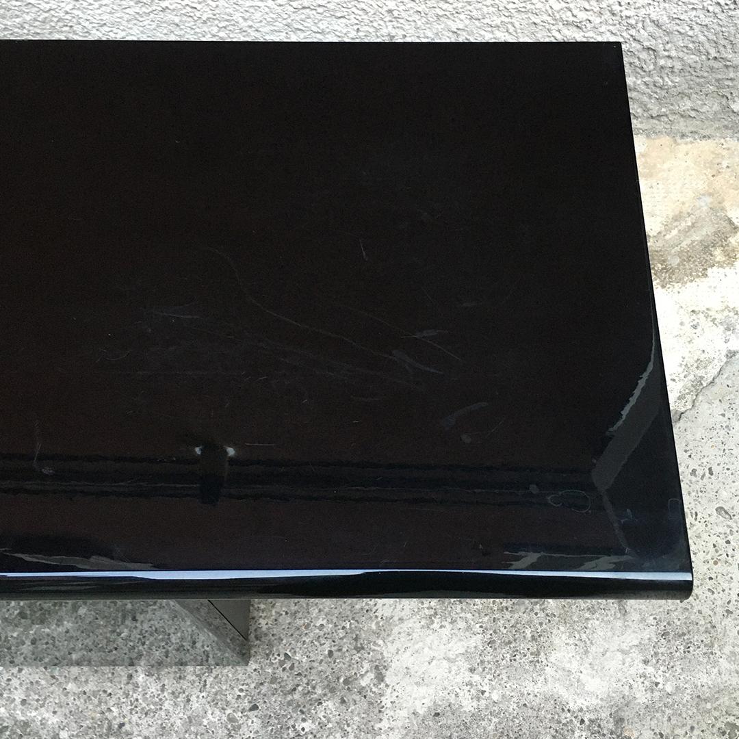 Black Lacquered Sheraton Sideboard by G.Stoppino and L.Acerbis by Acerbis, 1977 2