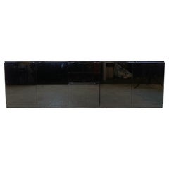 Black lacquered sideboard, 1970s