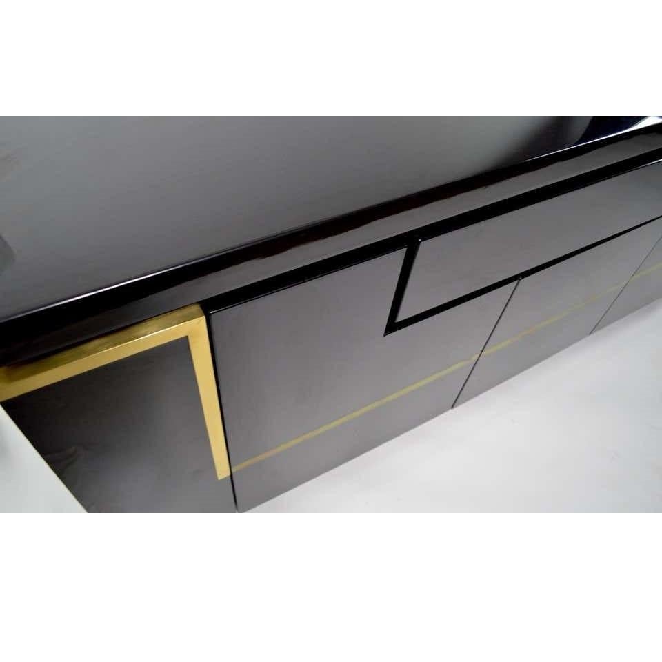 black lacquer sideboard