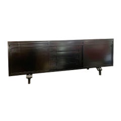 Black Lacquered Sideboard by Luigi Massoni, 1960s