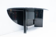 Black Lacquered Wood Takahama "Antella" Console for Gavina, 1980s