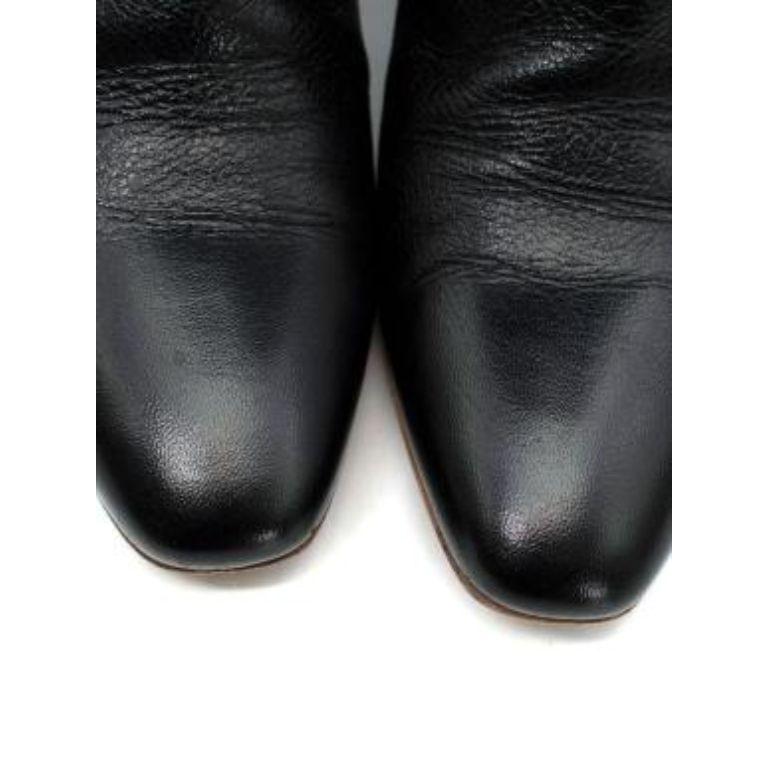 CD High Boots 100mm Black Lambskin
