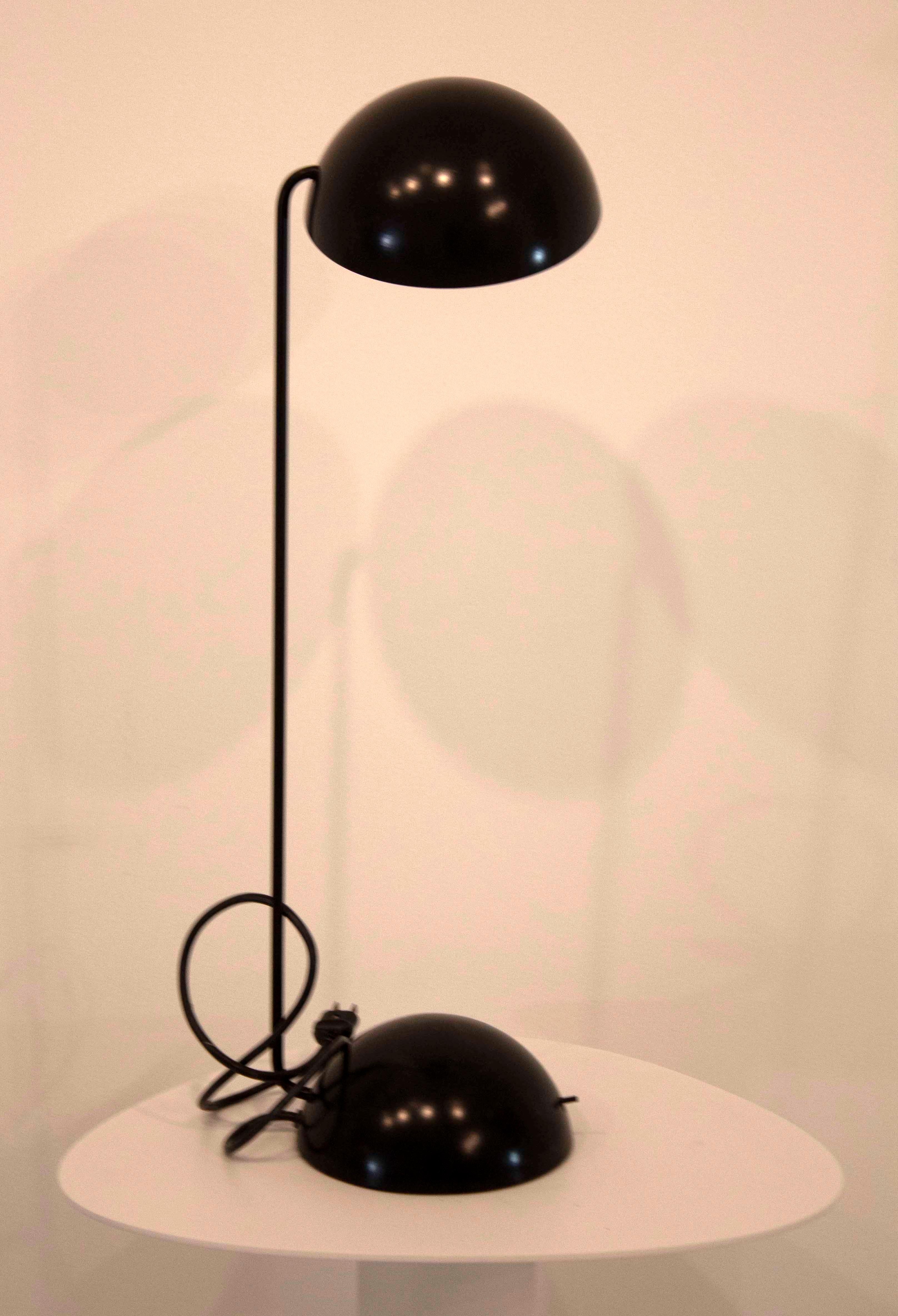 Black Lamp Bikini by Barbierie Marianelli for Tronconi Milano Desk Lamp In Good Condition In Keego Harbor, MI