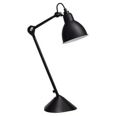 Lampe noire Lampe à poser Gras N° 205 de Bernard-Albin Gras