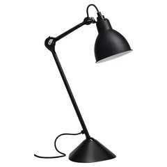 Black Lampe Gras N° 205 Table Lamp by Bernard-Albin Gras