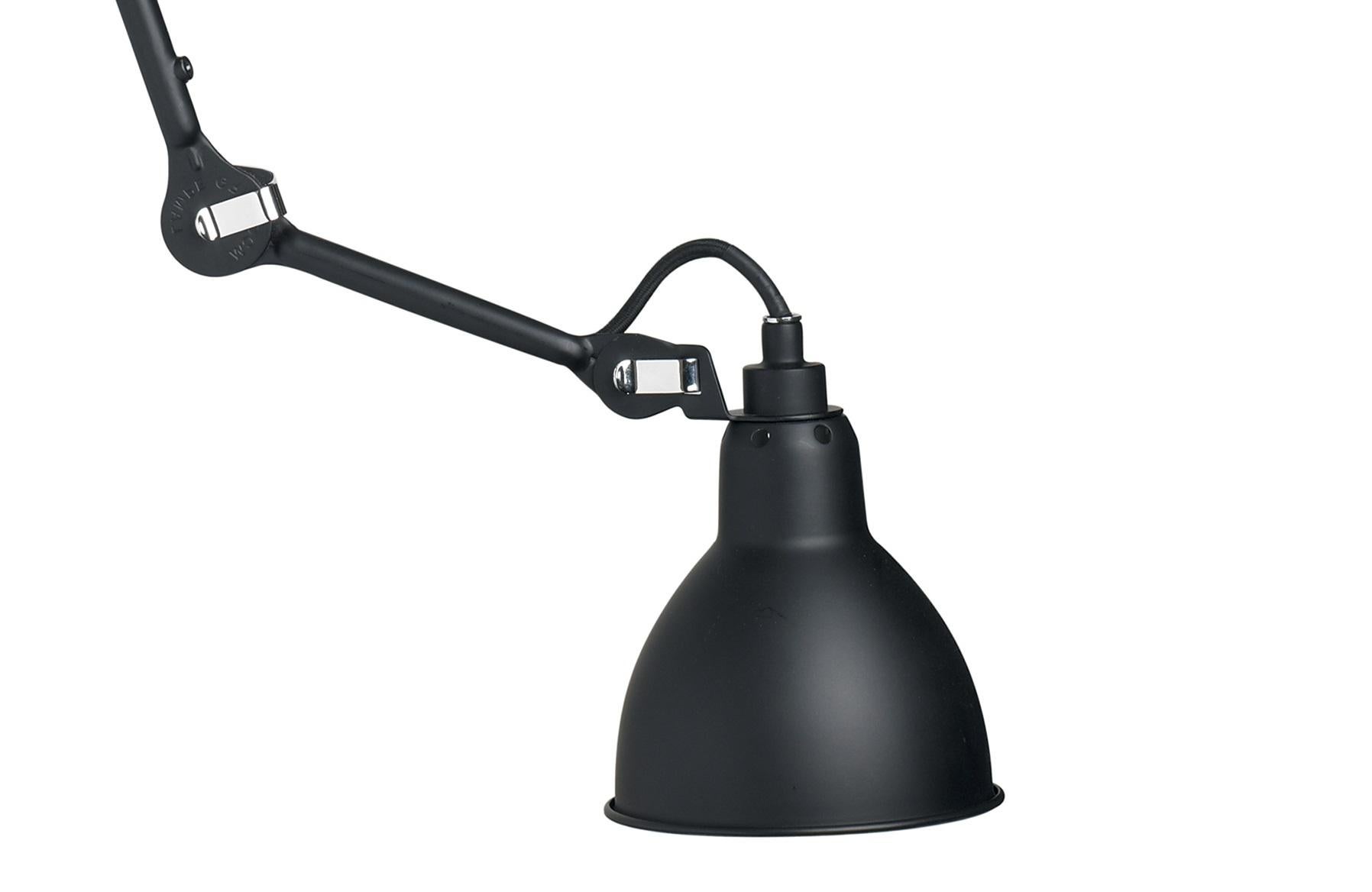 Black Lampe Gras N° 302 Ceiling Lamp by Bernard-Albin Gras In New Condition For Sale In Geneve, CH
