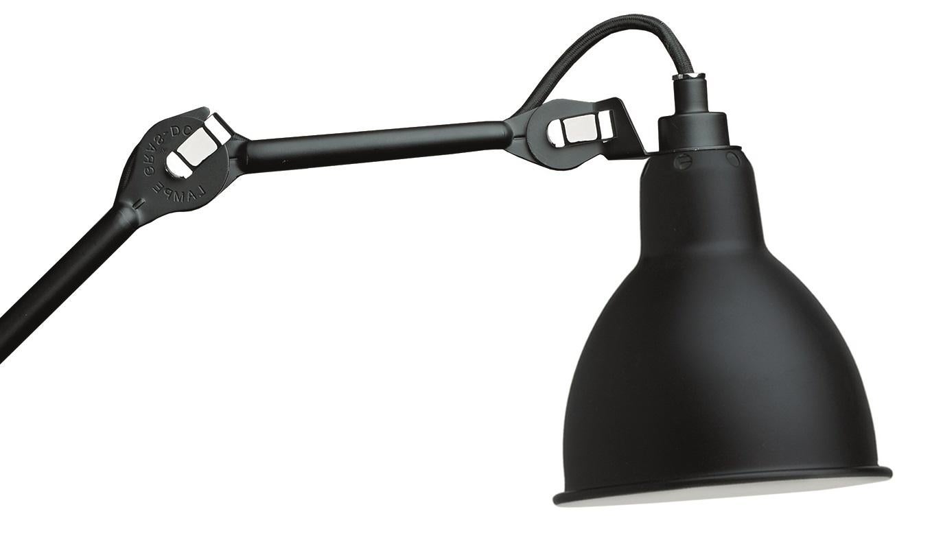 Black Lampe Gras N° 304 L40 Wall Lamp by Bernard-Albin Gras In New Condition For Sale In Geneve, CH