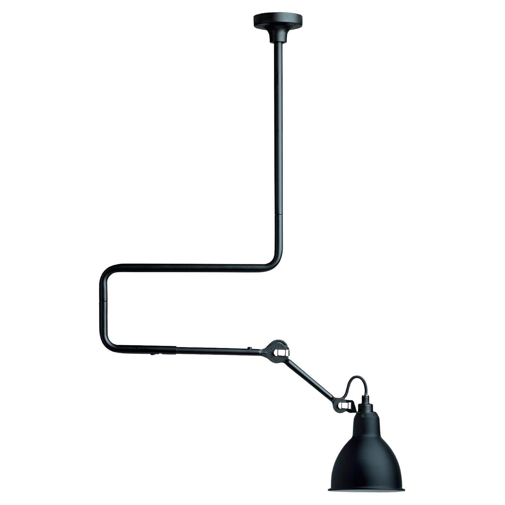Black Lampe Gras N�° 312 Ceiling Lamp by Bernard-Albin Gras