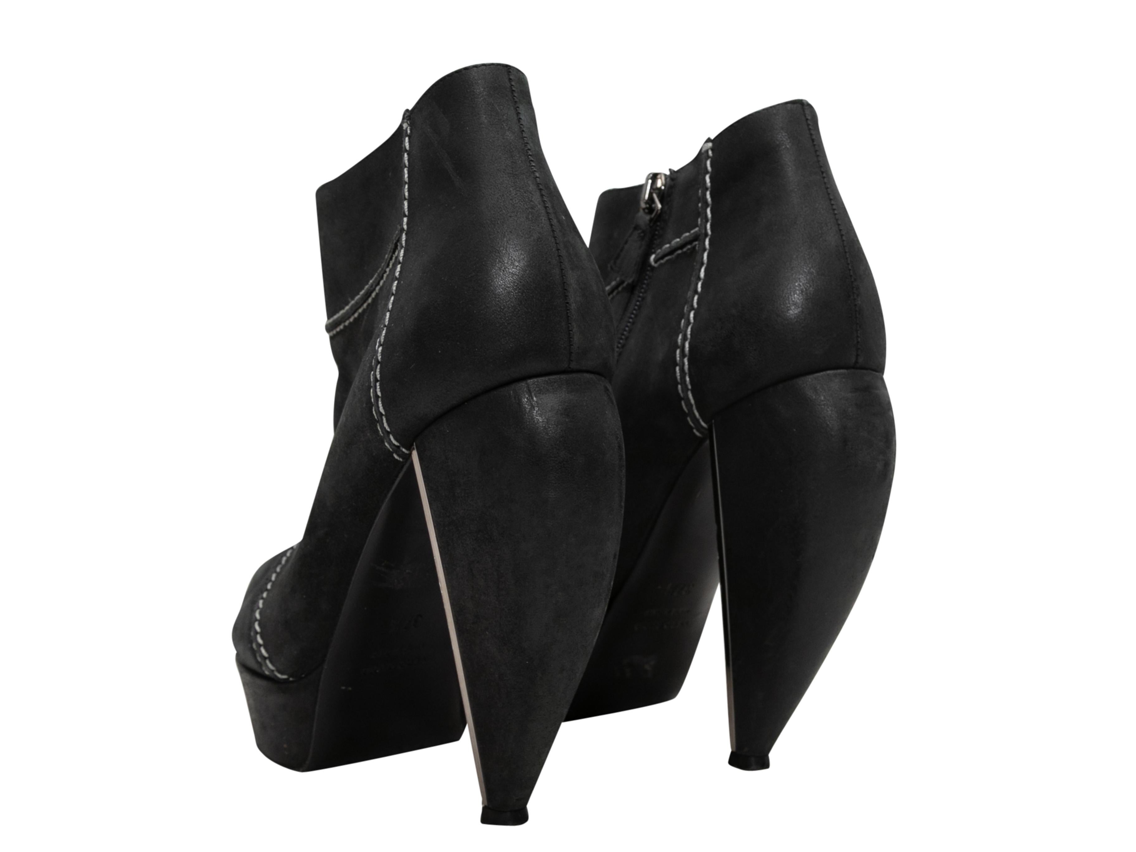 Donna Nero Lanvin Stivali con tacco in pelle scamosciata Taglia 37,5