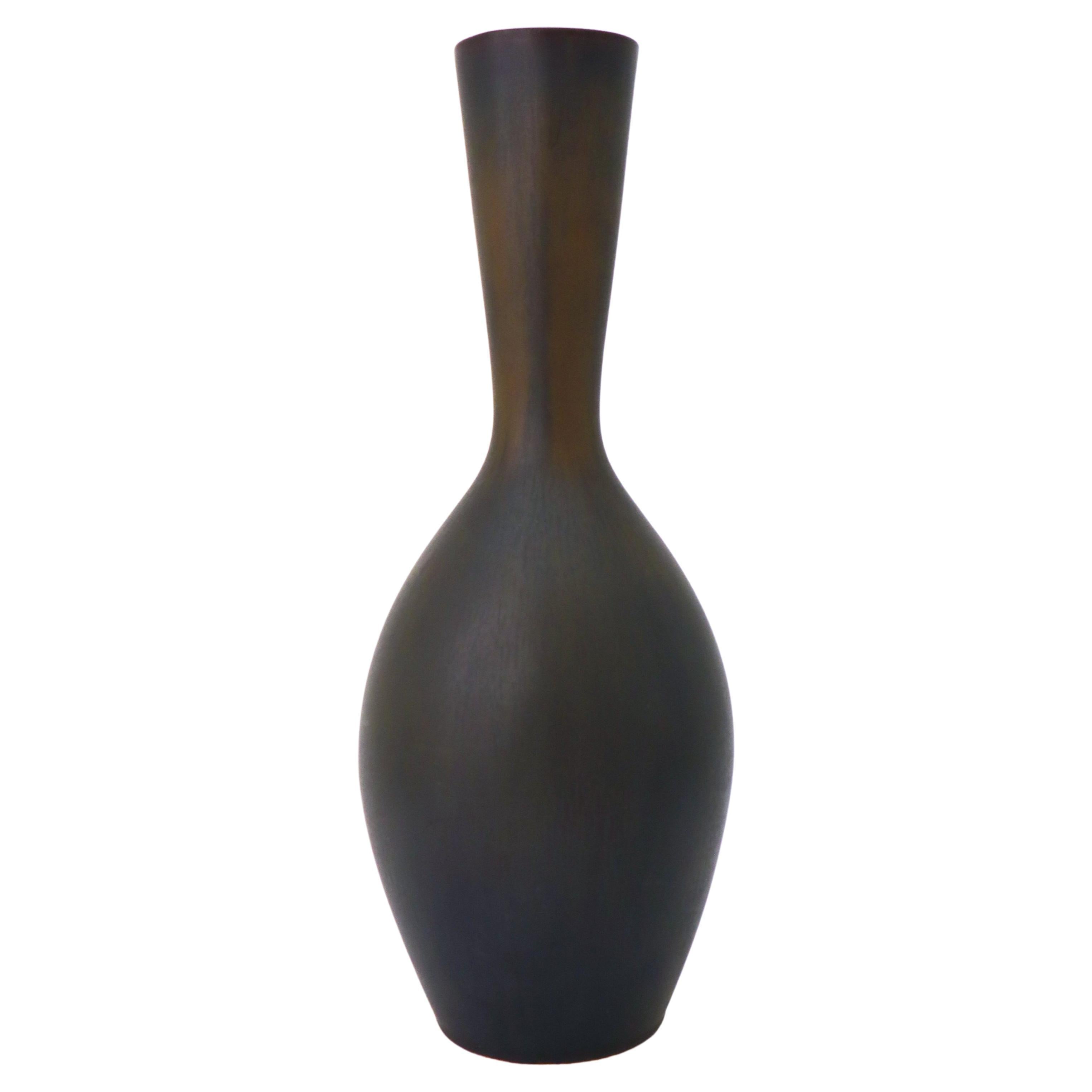 Black Large Ceramic Vase - Carl-Harry Stålhane - Rörstrand - Mid 20th Century