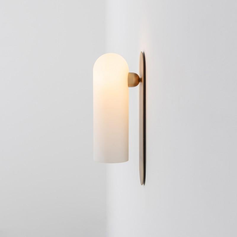 Glass Odyssey LG Black Wall Sconce by Schwung