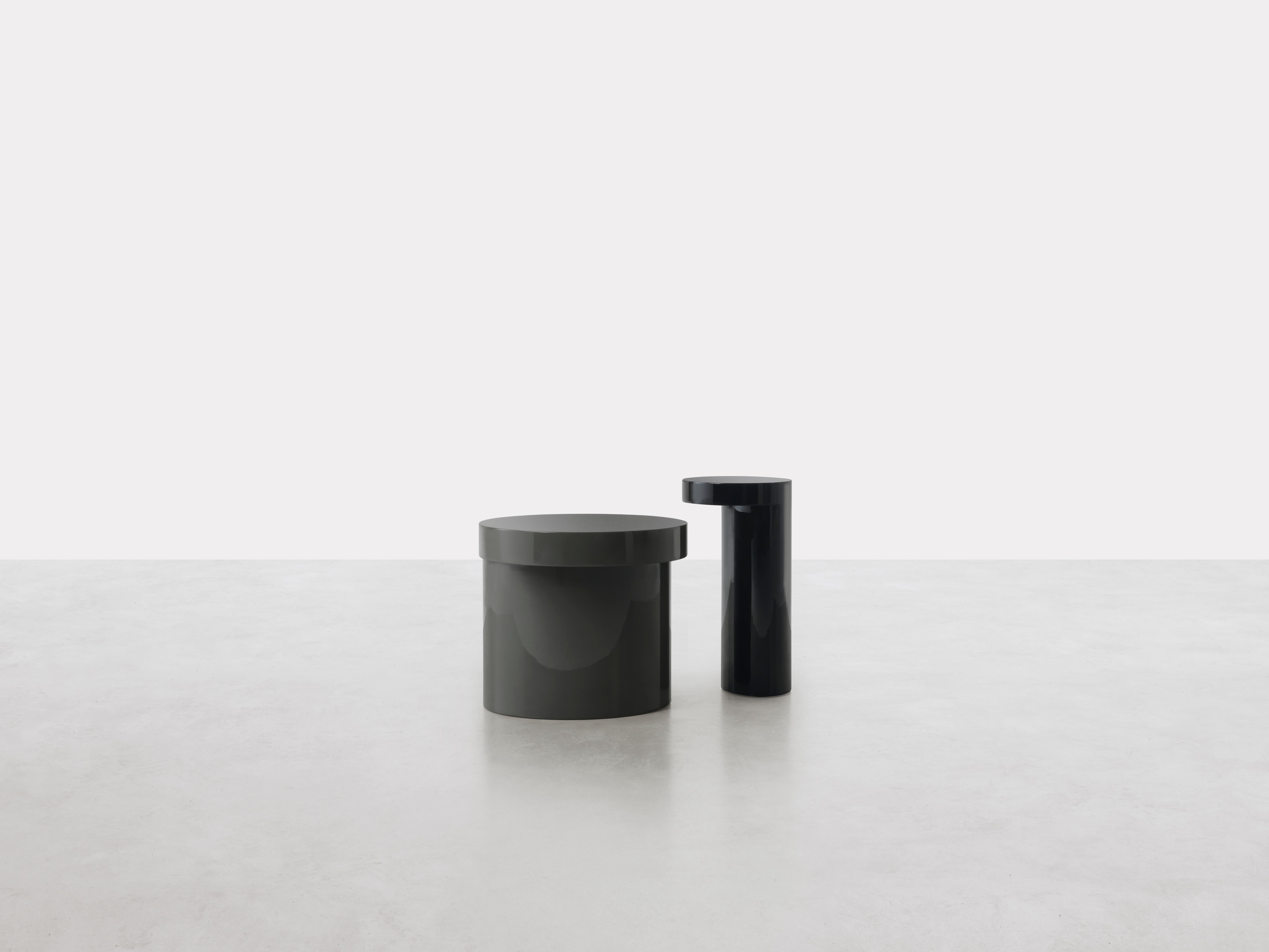 Italian Black Lazy-O Occasional Table by Somaschini For Sale