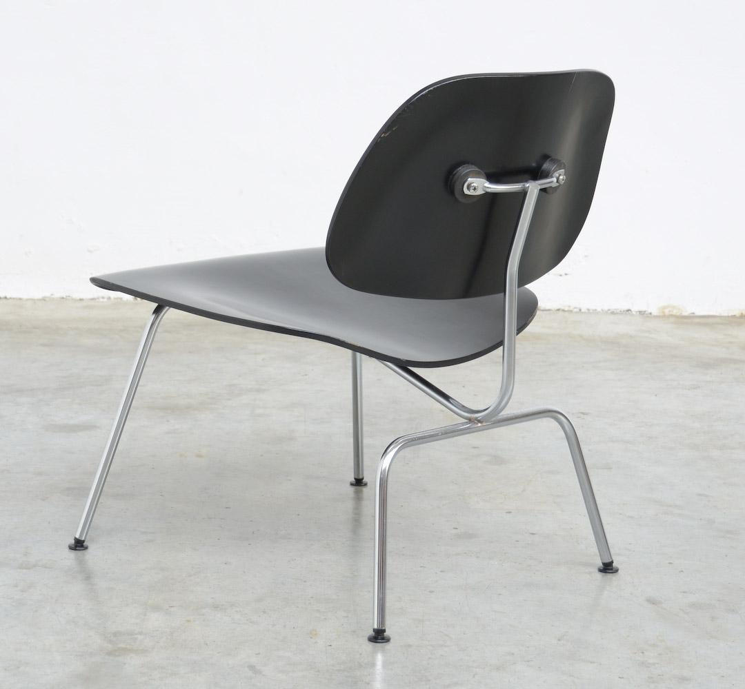 Belgian Black LCM Chairs by Charles & Ray Eames for Herman Miller