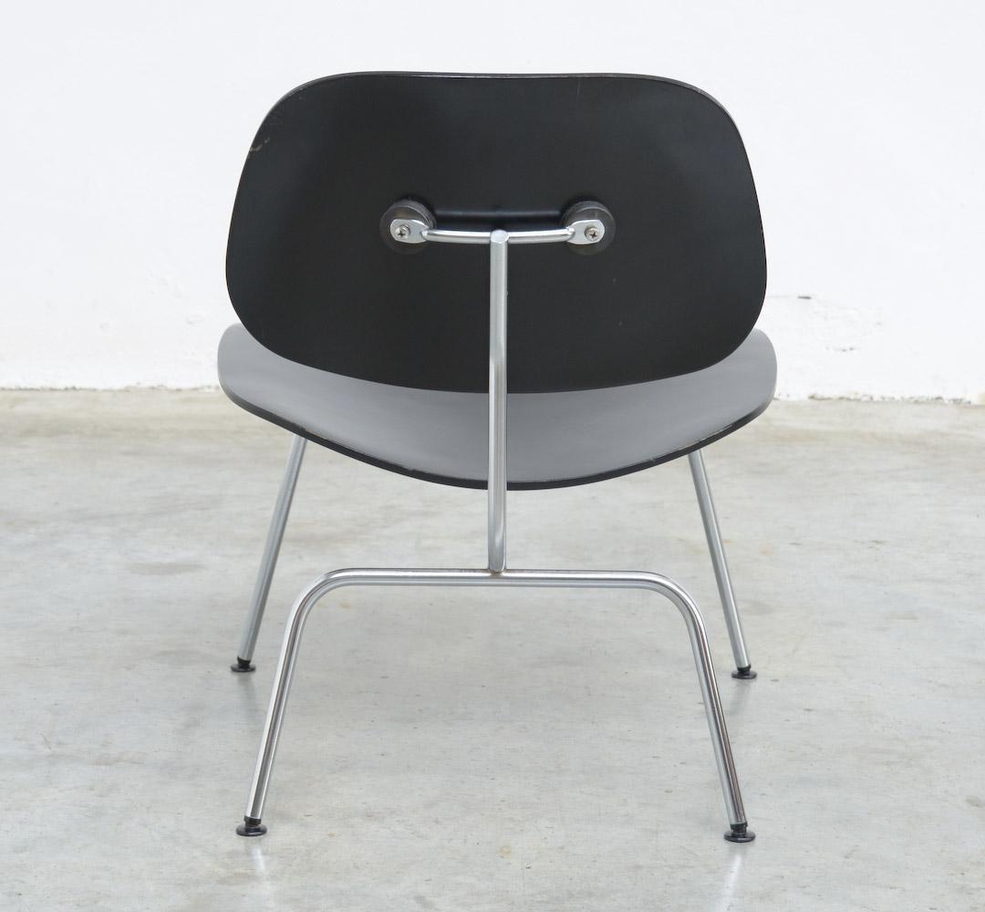Black LCM Chairs by Charles & Ray Eames for Herman Miller In Good Condition In Vlimmeren, BE