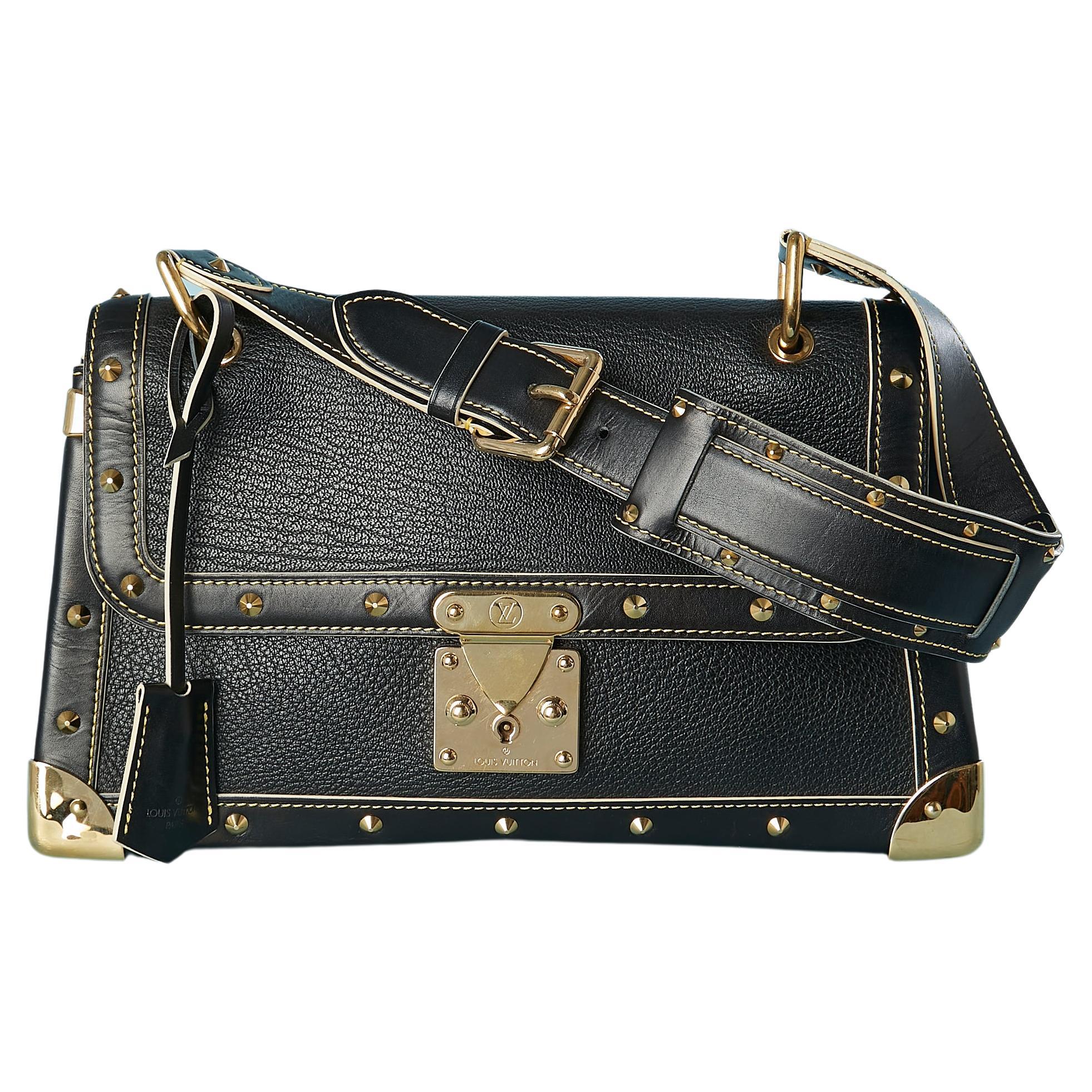 Black leather and gold-tone hardware Le Talentueux Louis Vuitton  For Sale