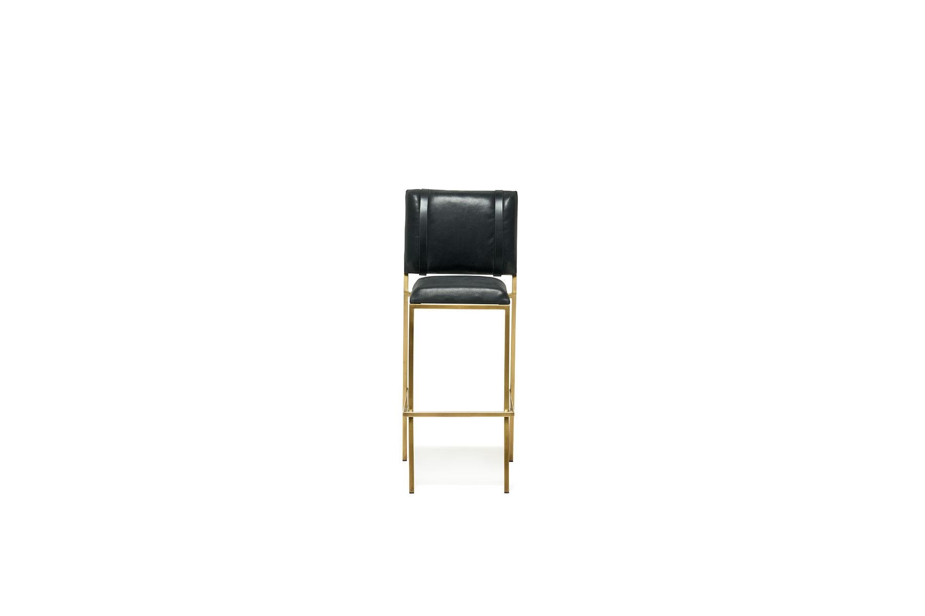 The Inheritance Barstool by Stephen Kenn is comfortable, stackable, and extensively customizable. It has been designed to withstand the rigors of a bar or restaurant environment, while still elegant enough to fit well in a residential home. 

Every
