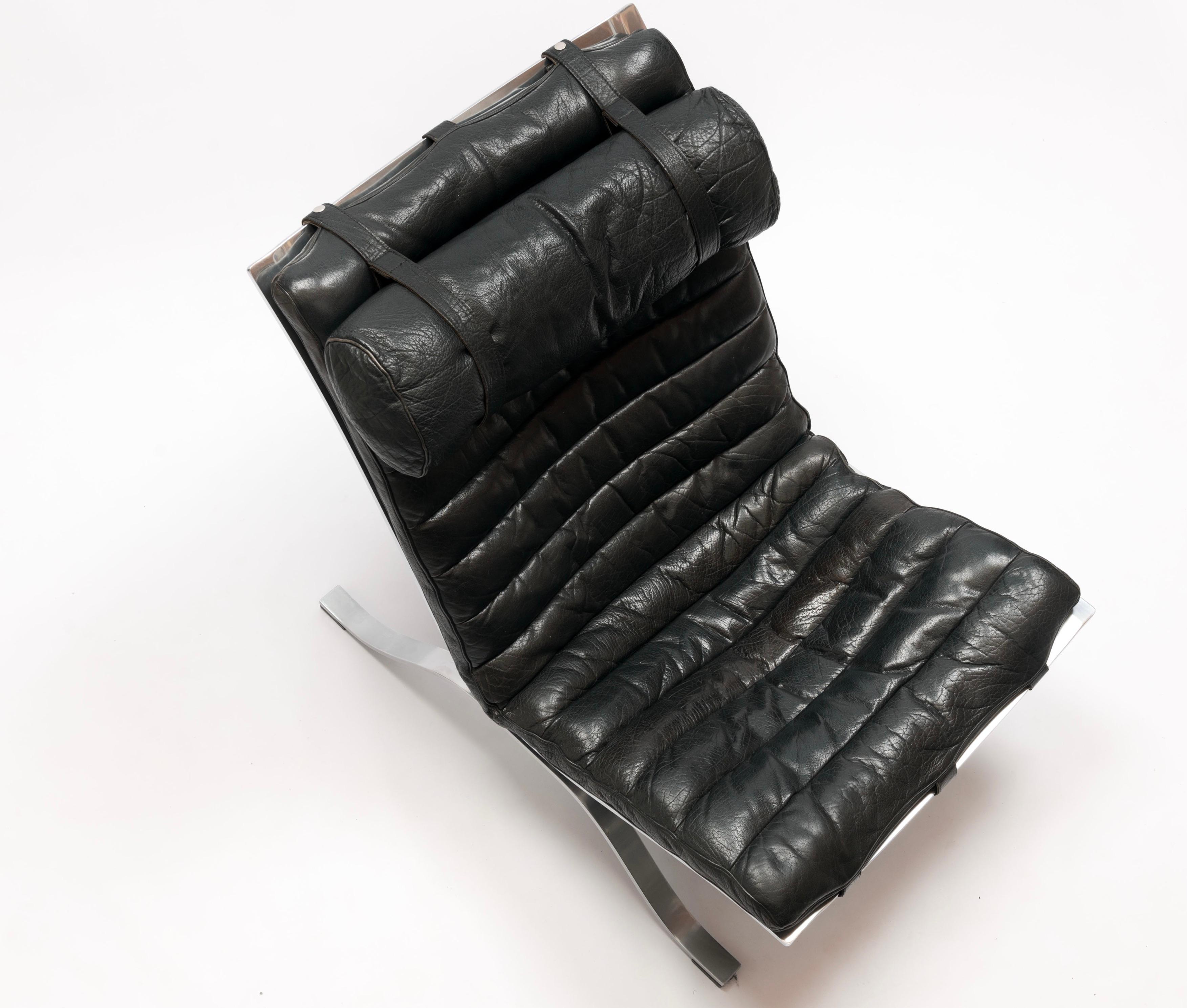 Plated Ari Lounge Chair by Arne Norell - Pair (2) Available