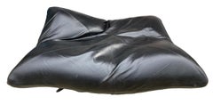 Black Leather Articulating Corner Ribalta Daybed Sofa Forbicini for Arflex Italy