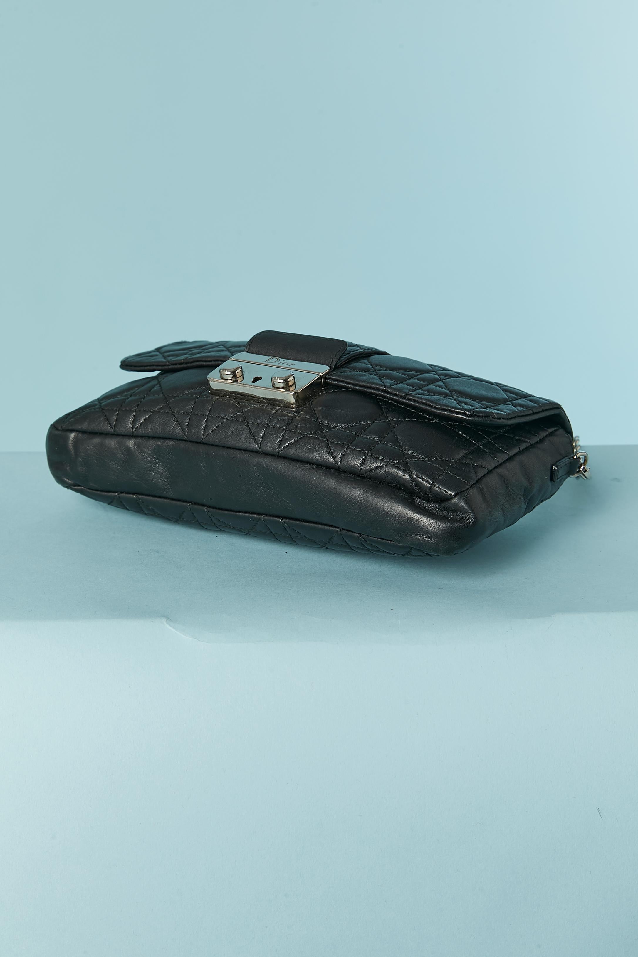 Women's Black leather bag Cannage Miss Dior Christian Dior For Sale