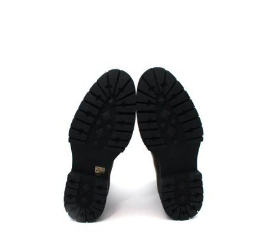 Botas Chelsea Hermes Barque Cuero Negro - Talla 44 en venta 2