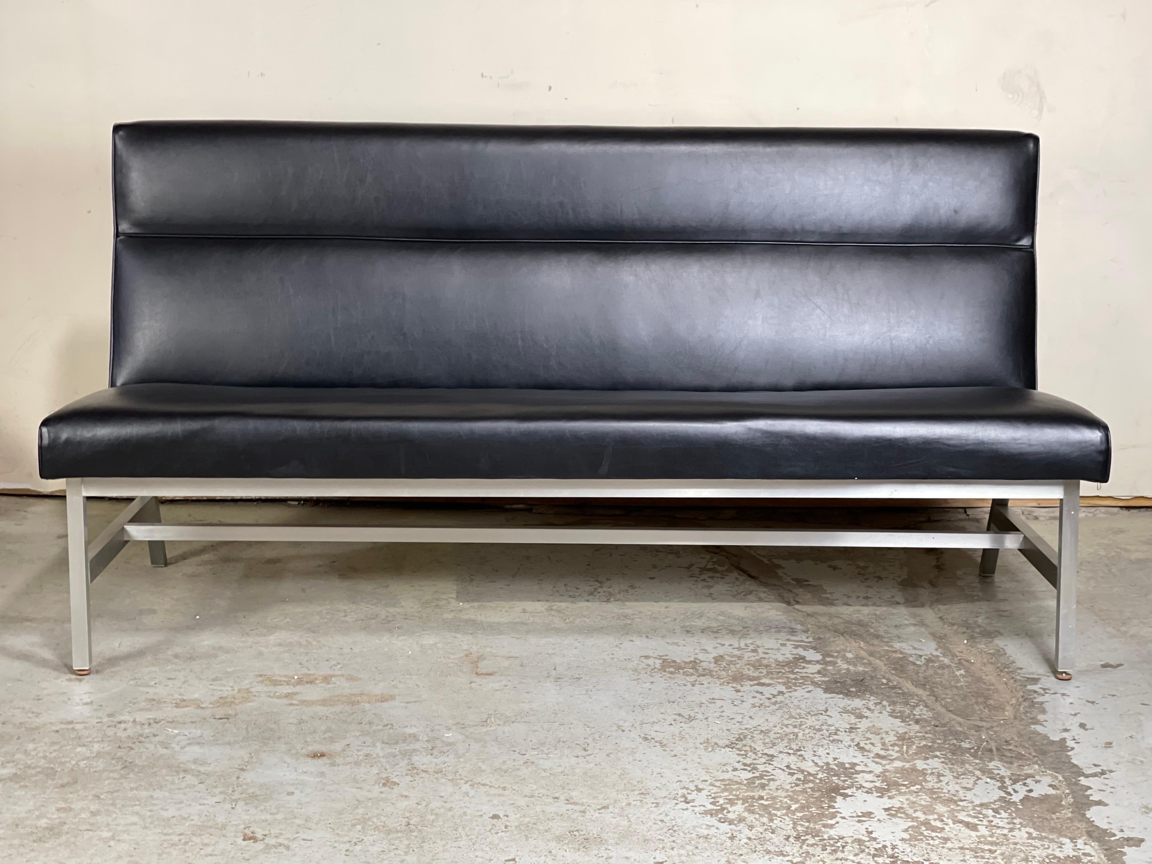 black sofa bench