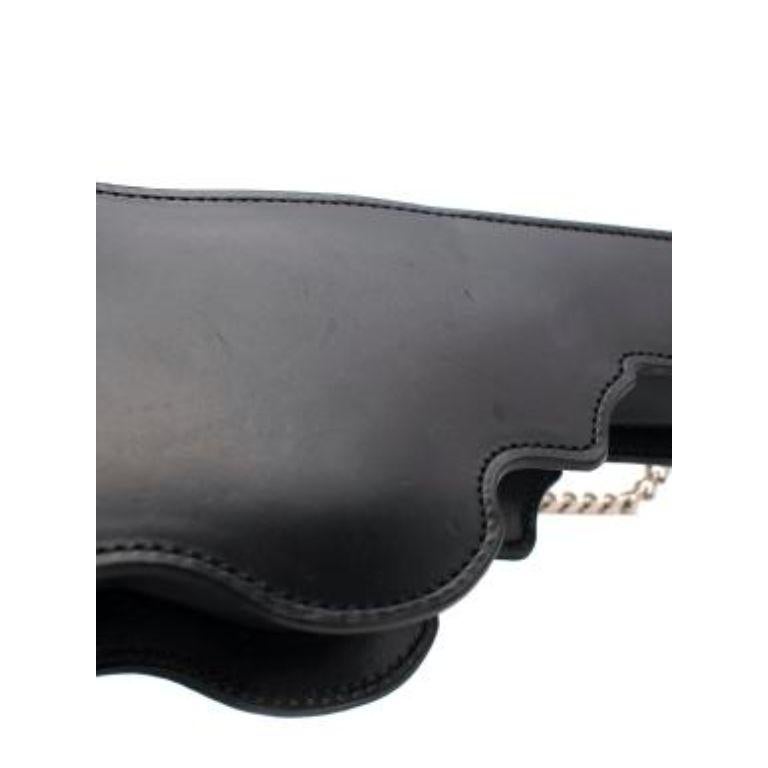 Black Leather Bo Gun Bag 1
