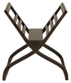 Black Leather Book Stand