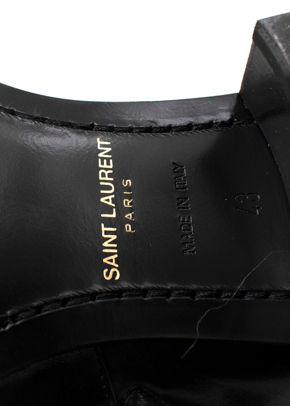 Black Leather Cole Boots For Sale 7