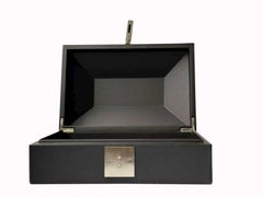 Black Leather Decorative Box