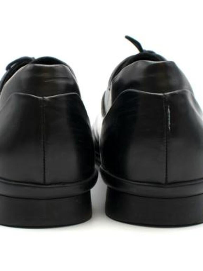 Black Leather Dress Shoes In Good Condition For Sale In London, GB