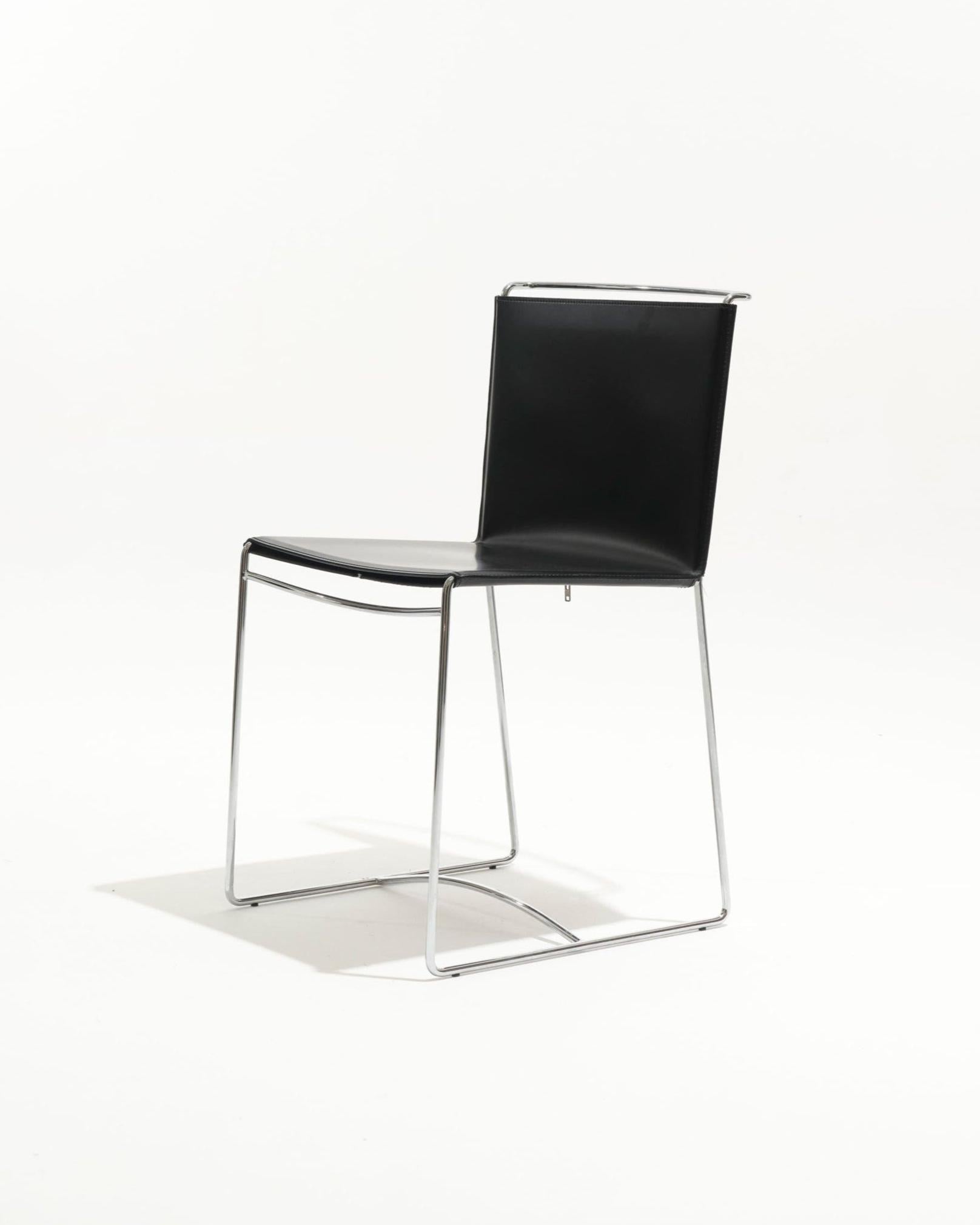 Silla de cuero 