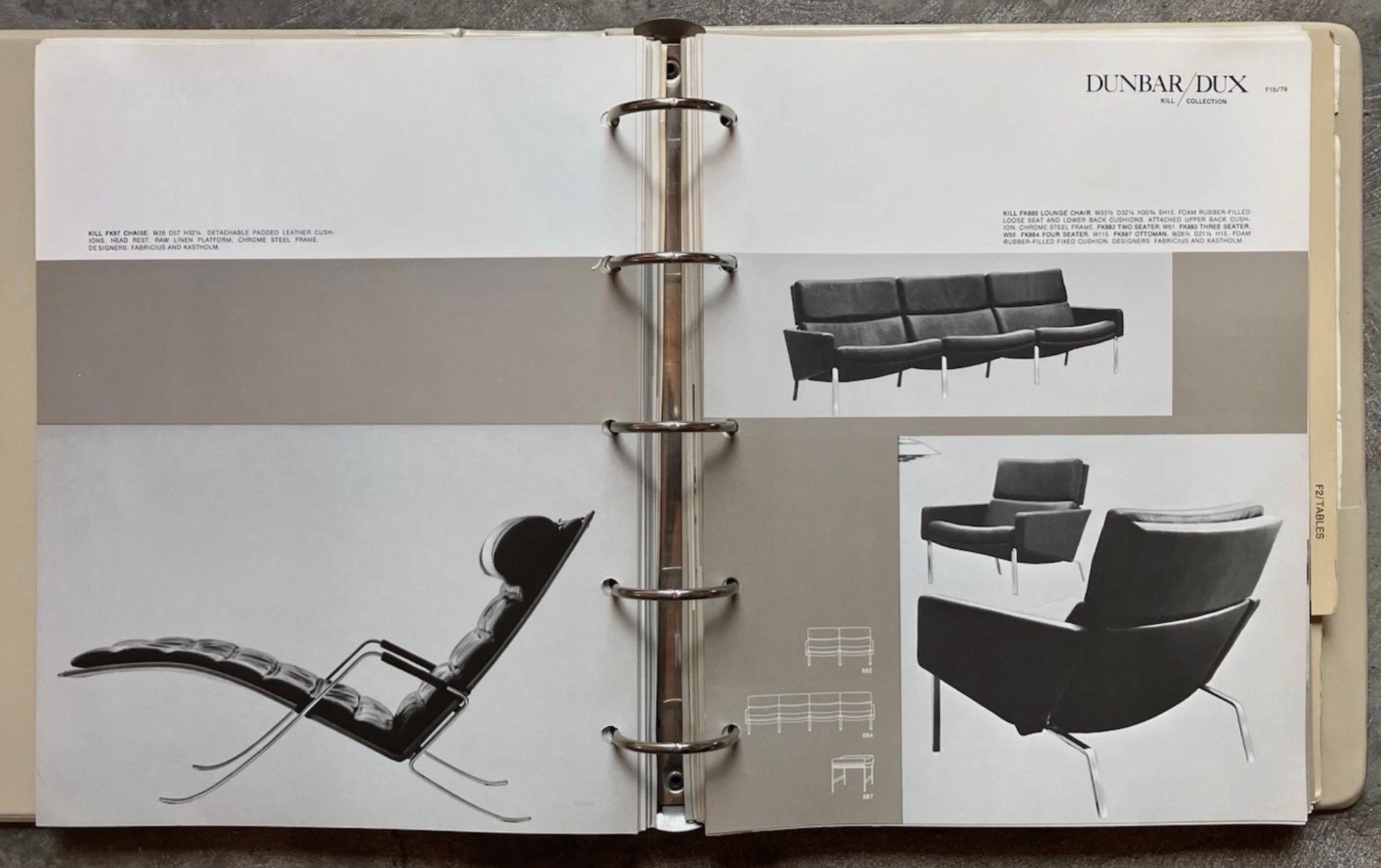 Canapé trois places FK-883 de Preben Fabricius et Jorgen Kastholm en vente 13