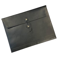 Black Leather Folio by Ralph Lauren - New Old Stock