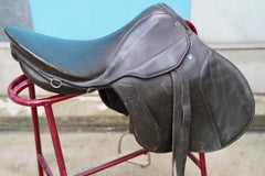 Black Leather Horse Saddle