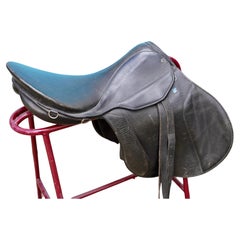 Black Leather Horse Saddle