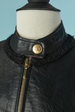 Black leather jumpsuit CHANEL FW 2024/25