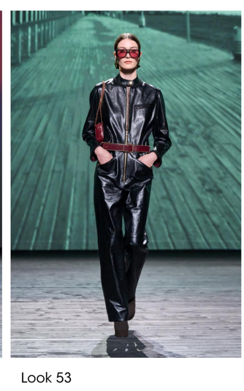Combinaison en cuir noir CHANEL FW 2024/25 en vente 6