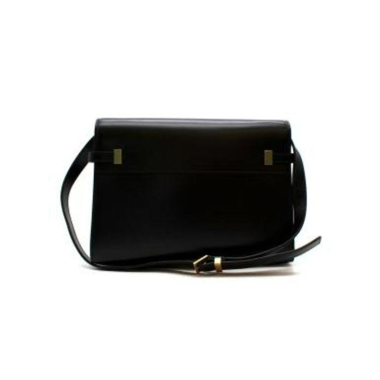 Black leather Manhattan bag For Sale at 1stDibs