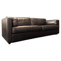 Black Leather Sofa