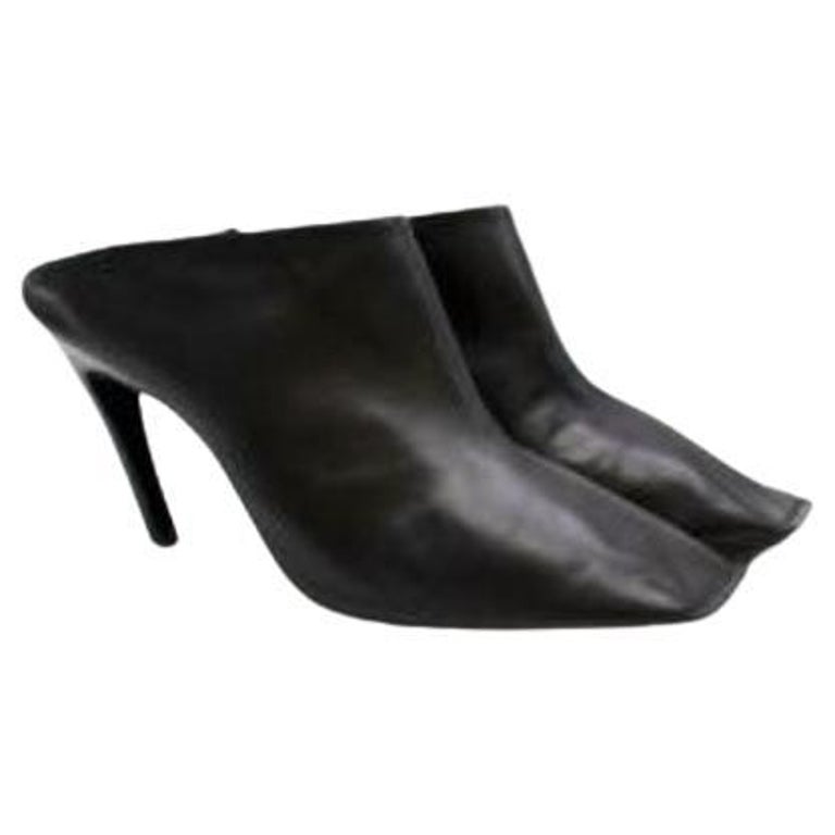 SL SQUARE TOE FLAT MULES TIGER SATIN main image 1