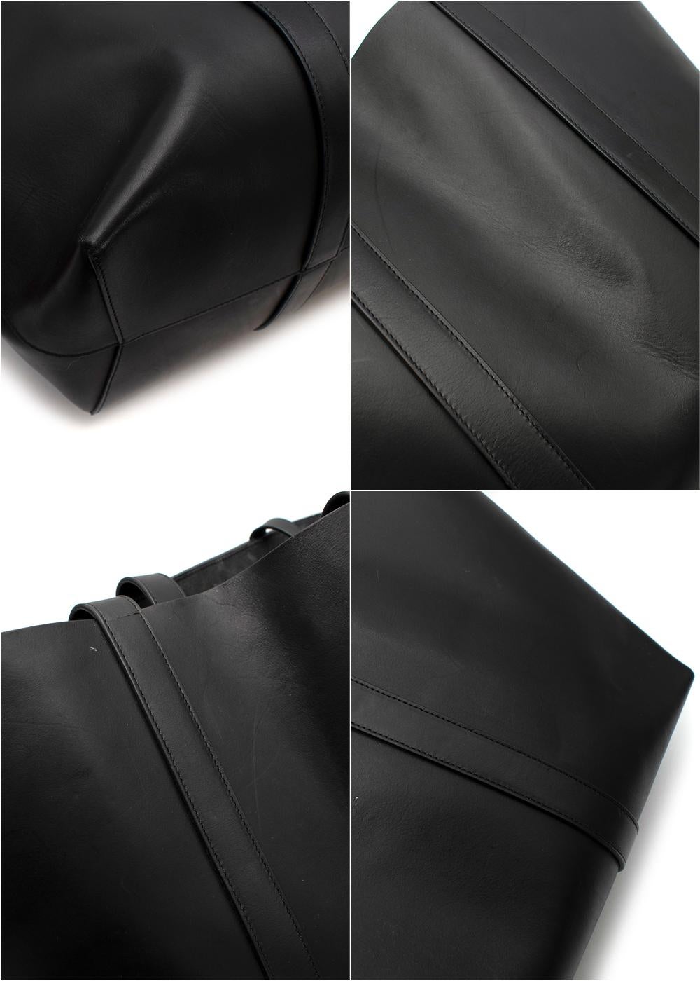 Black Leather Tote Bag For Sale 5