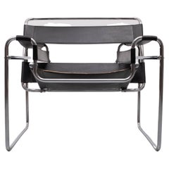 Black Leather Wassily Chair